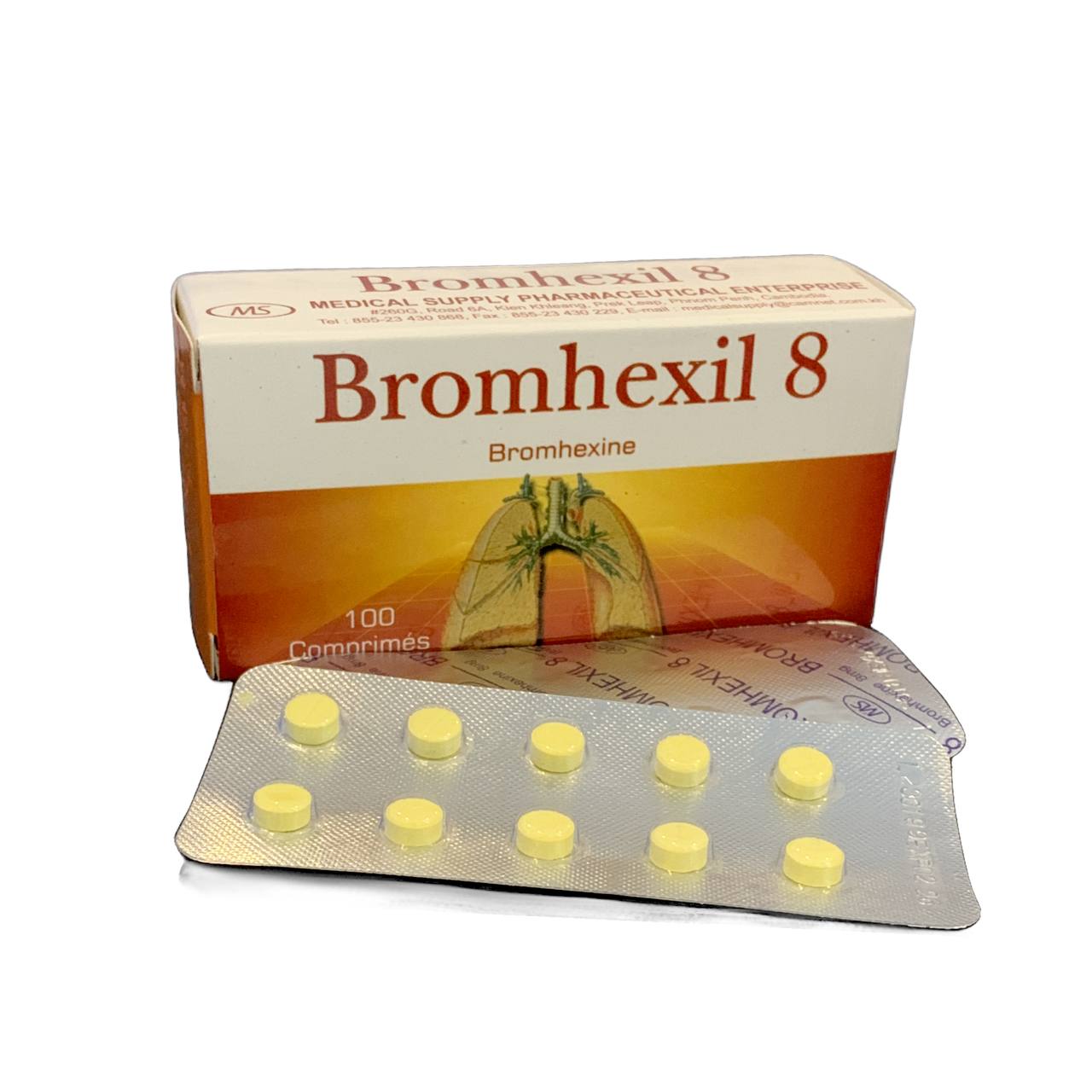 Bromhexil 8 MS (B/10x10tab)