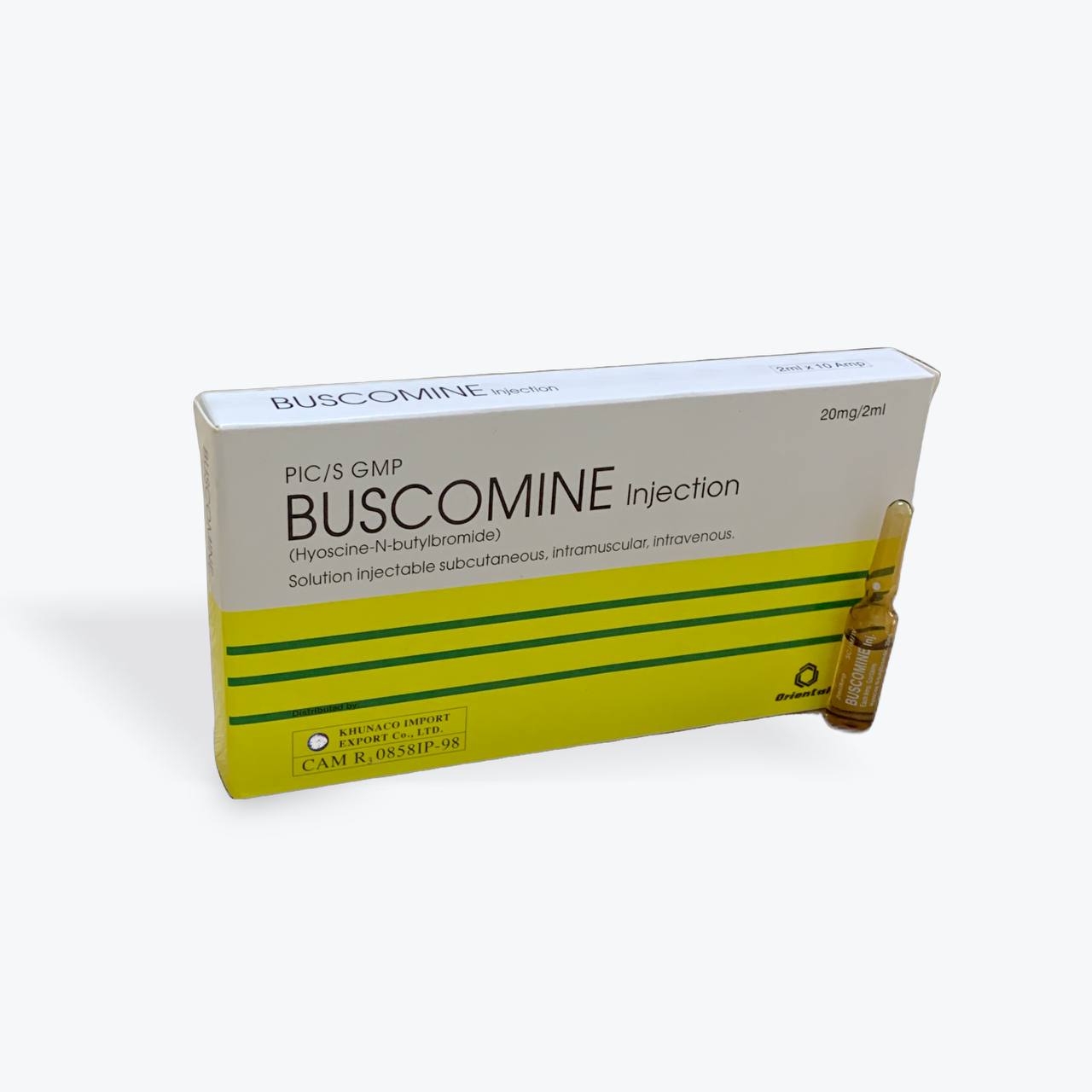 BUSCOMINE INJ (B/10AMP)