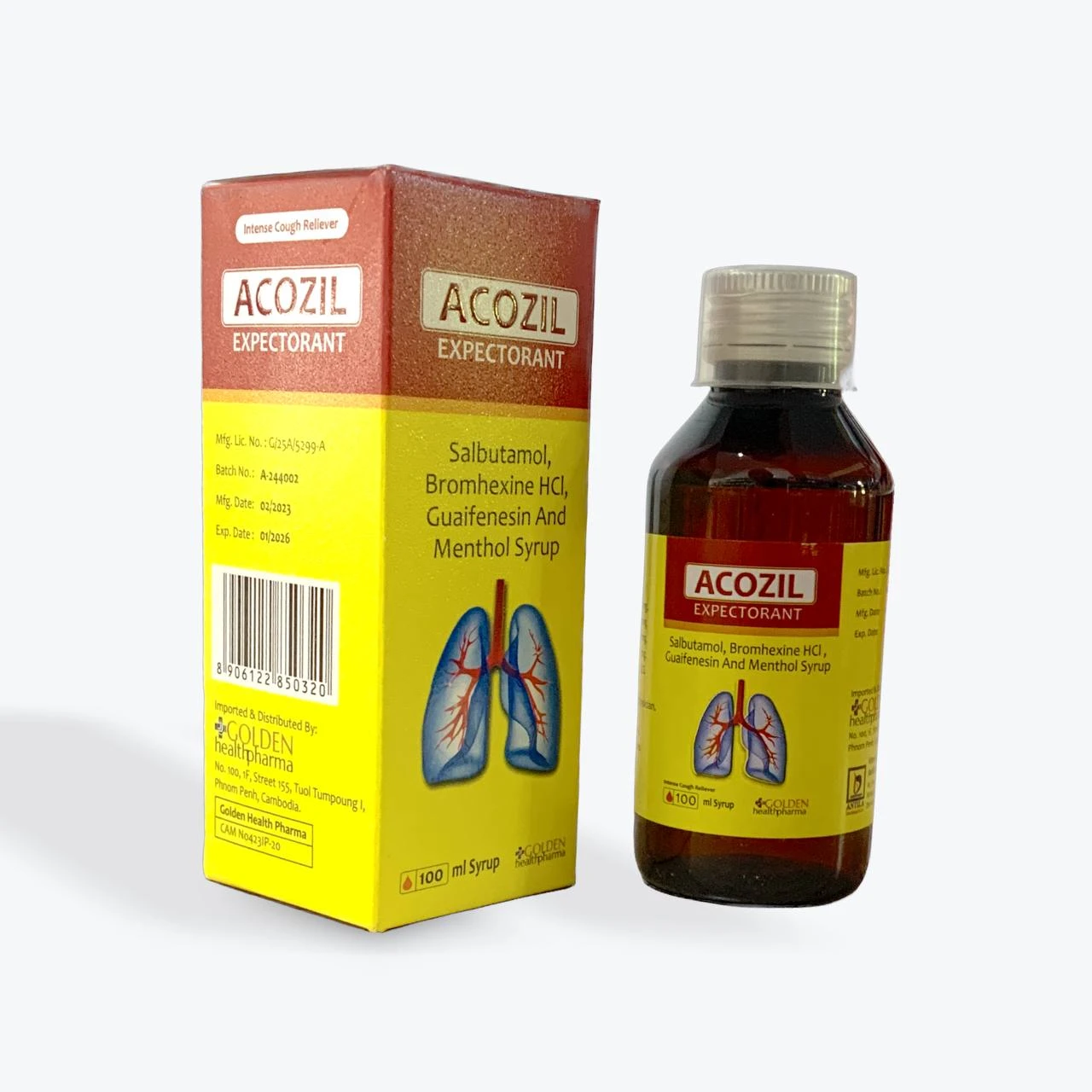 ACOZIL EXPECTORANT 100ML