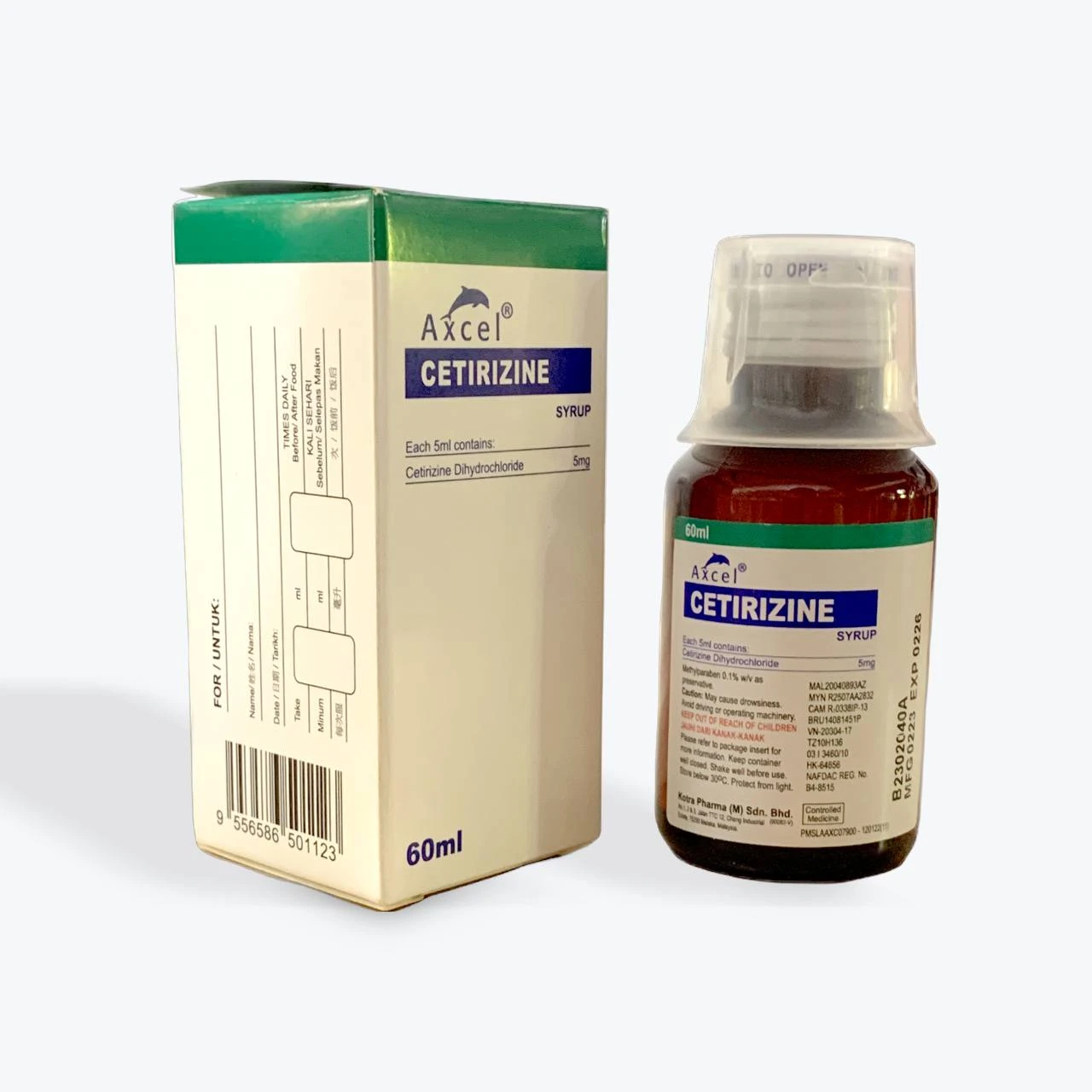 CETIRIZINE AXCEL (BOT/60ML)
