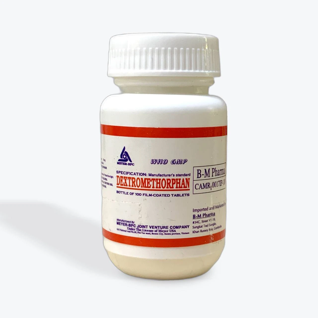 DEXTROMETHORPHAN B-M 100TAB