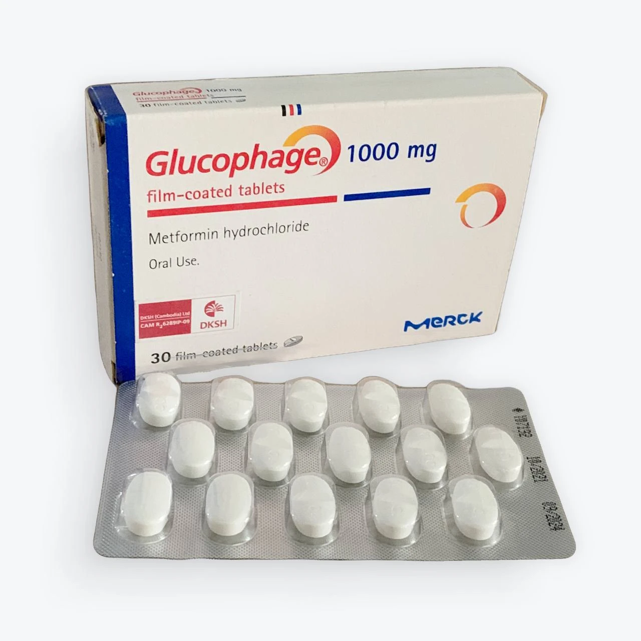 GLUCOPHAGE 1000MG (B/2x15tab)