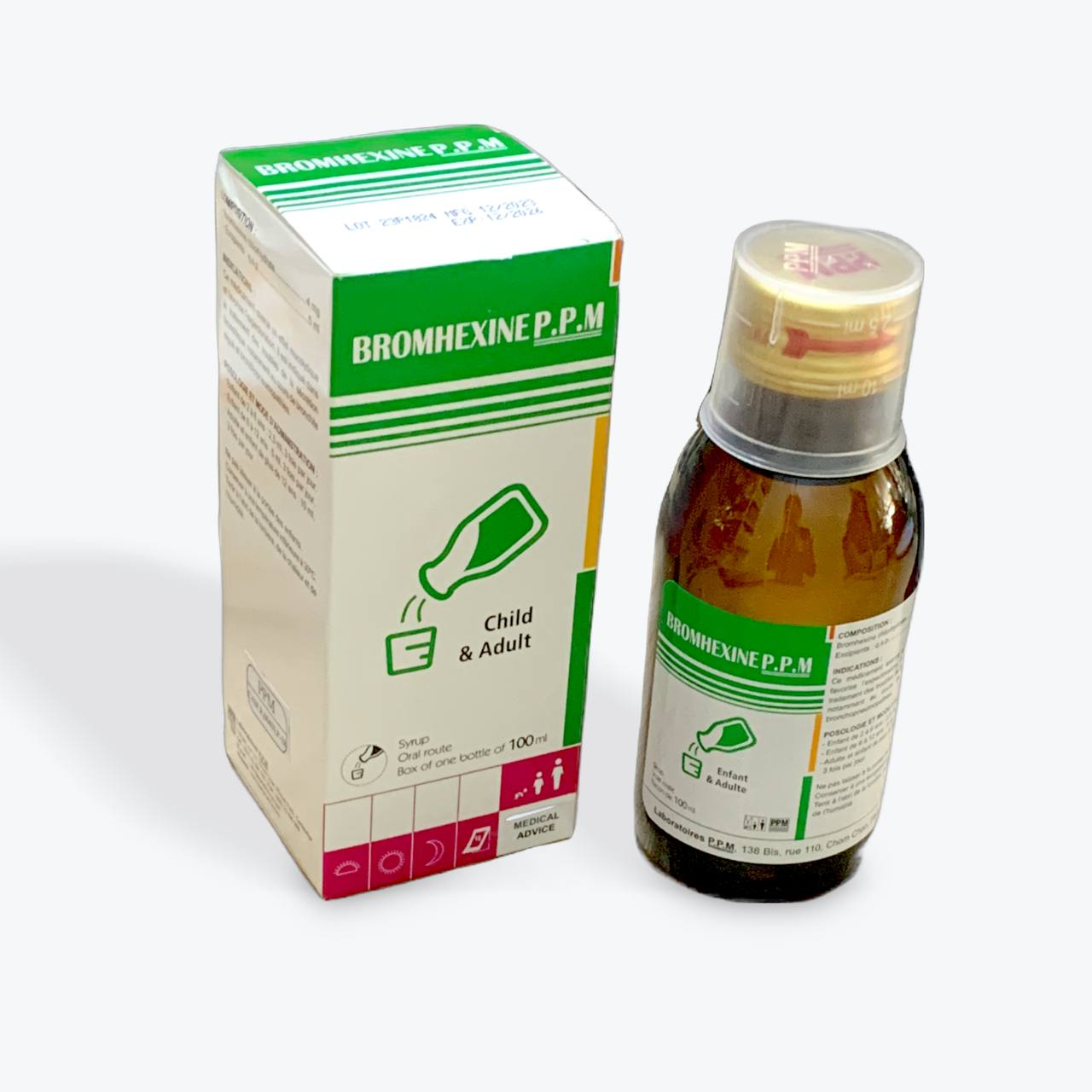 Bromhexin SP 100ml (B/100ml)